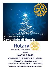 CONVIVIALE DI NATALE - 14 DICEMBRE 2018